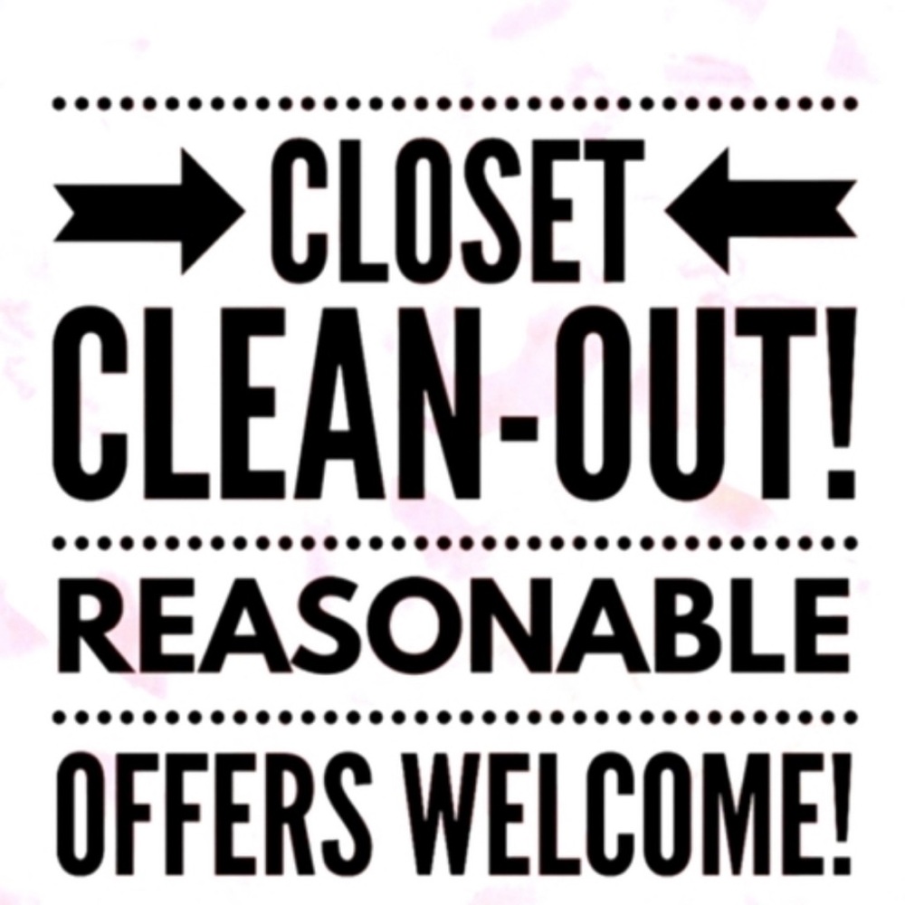 CLOSET CLEANOUT